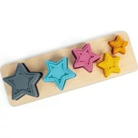 Bigjigs Toys Vkládací puzzle Hvězdy