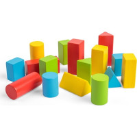 Bigjigs Toys Barevné vkládací tvary