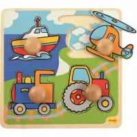Bigjigs Toys Vkládací puzzle doprava