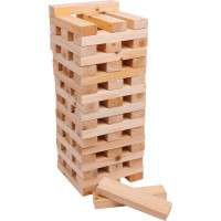 small foot Dřevěná hra velká Jenga natur
