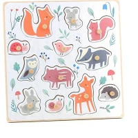 Vilac Lesní zvířátka puzzle s úchytem od Sarah Betz