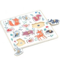 Vilac Lesní zvířátka puzzle s úchytem od Sarah Betz