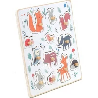 Vilac Lesní zvířátka puzzle s úchytem od Sarah Betz