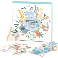 Vilac Kulaté 24dílné puzzle Svět od Sarah Betz