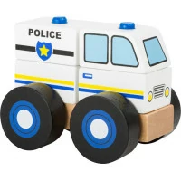 small foot Dřevěné skládací auto policie