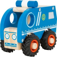 small foot Dřevěné policejní auto