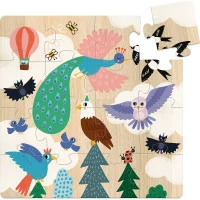 Vilac Dřevěné puzzle Moře země vzduch