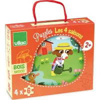 Vilac Dřevěné puzzle 4 období