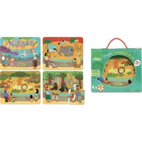 Vilac Dřevěné puzzle zoo