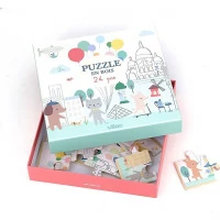Vilac Panoramatické dřevěné puzzle Paříž - Sarah Betz