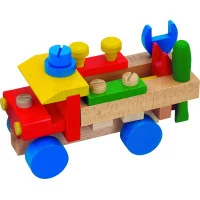 Detoa Dřevěné montážní auto