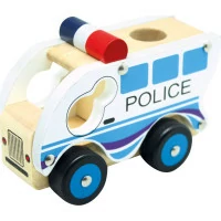 Bino Dřevěné auto policie