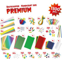 Lena Kreativní kufřík pro malé kutily PRÉMIUM 1300 ks