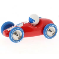 Vilac Závodní auto GM červené s modrými koly
