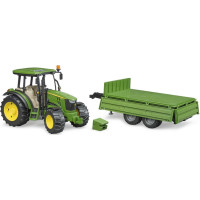 Bruder Traktor John Deere s valníkem