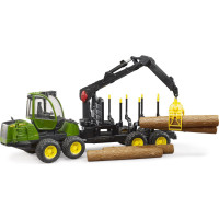 Bruder Přepravník na dřevo JOHN DEERE
