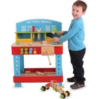 Bigjigs Toys Dřevěný pracovní stůl