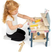 Bigjigs Toys Dětský pracovní stůl s nářadím