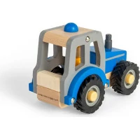 Bigjigs Toys Traktor modrý