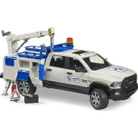 Bruder RAM 2500 Servisní vůz s otočným ramenem a majákem