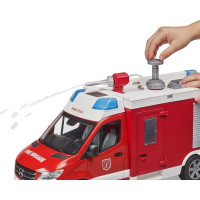 Bruder Hasičský vůz MB Sprinter se světelným a zvukovým modulem