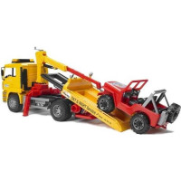Bruder Nákladní auto MAN odtah a Jeep