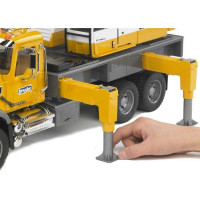Bruder Nákladní auto MACK Granit jeřáb LIEBHERR