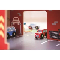 Bigjigs Toys Garáž s parkovištěm