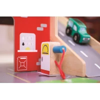 Bigjigs Toys Garáž s parkovištěm