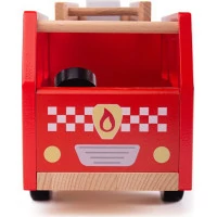 Bigjigs Toys Dřevěné hasičské auto