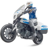 Bruder BWORLD policejní motocykl Ducati Scrambler s jezdcem