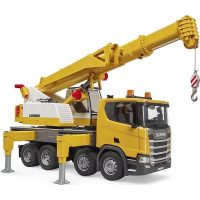 Bruder Nákladní auto Scania s jeřábem Liebherr