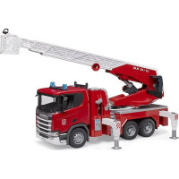 Bruder Hasičské auto Scania s žebříkem