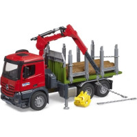 Bruder Přepravník na dřevo s hydraulickou rukou MB Arocs