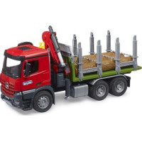 Bruder Přepravník na dřevo s hydraulickou rukou MB Arocs