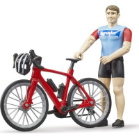 Bruder Silniční kolo s figurkou cyklisty