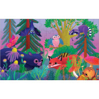 Mudpuppy Puzzle s lentikulárním efektem Les ve dne, v noci 75 dílků