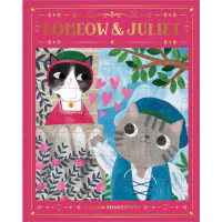 Mudpuppy Puzzle Romeow & Juliet Bookish Cats 100 dílků