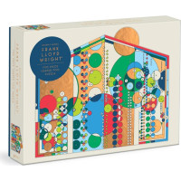 Galison Fóliové tvarované puzzle Nástěnná malba 750 dílků