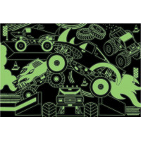 Mudpuppy Puzzle Monster Trucks - svítí ve tmě 100 dílků