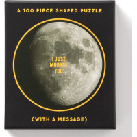 Galison Puzzle Snový Měsíc 100 dílků