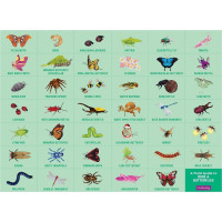 Mudpuppy Puzzle Brouci a motýli 64 dílků