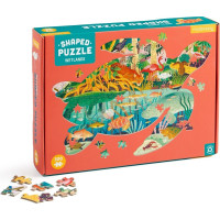 Mudpuppy Puzzle Mokřady ve tvaru želvy 300 dílků