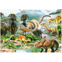 Dino Puzzle Život Dinosaurů 100 dílků
