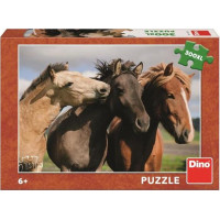 Dino Puzzle Barevní koně 300 XL dílků