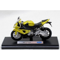 Welly Motocykl BMW S1000RR 1:18 zlatý