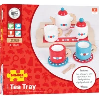 Bigjigs Toys Čajový servis s puntíky