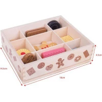 Bigjigs Toys Box s dřevěnými sušenkami