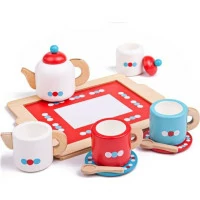 Bigjigs Toys Čajový servis s puntíky
