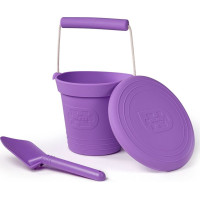Bigjigs Toys Plážový kyblíček fialový